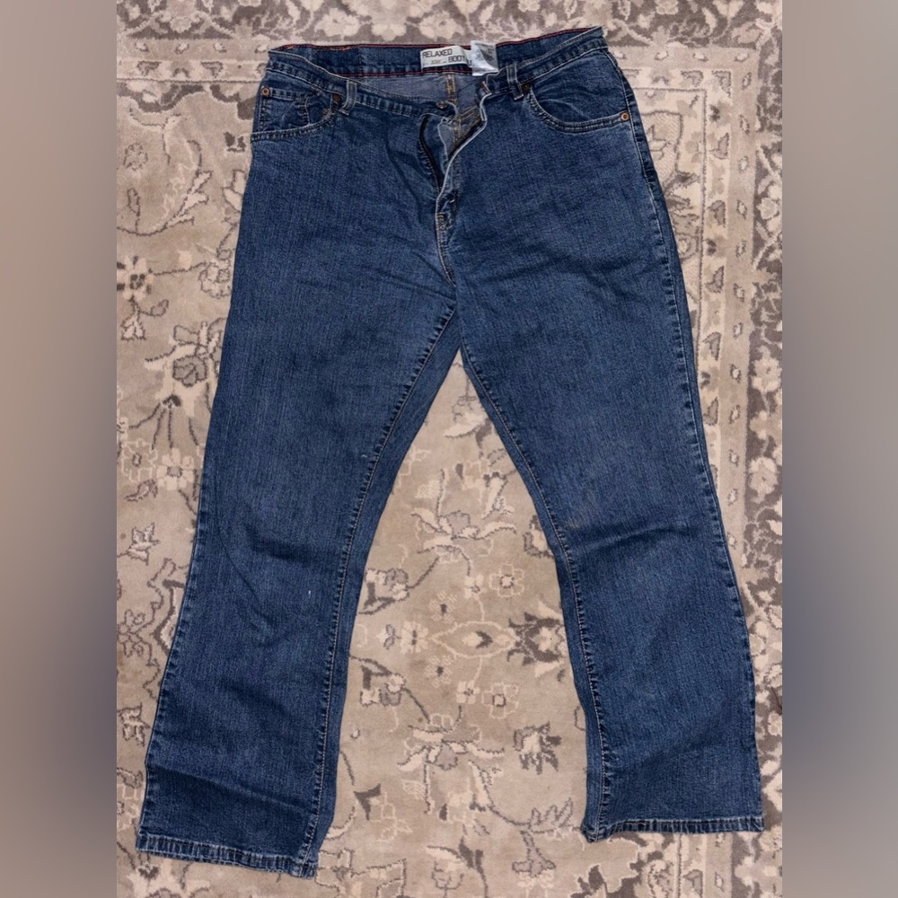 Levi's Blue Boot Cut Jeans Classic Denim Style